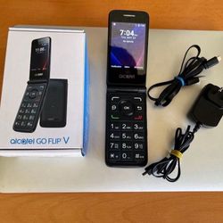 Flip Cell Phone: Alcatel GO Flip V 4051S 4G LTE Flip Cell Phone Verizon Wireless (Pick up🛒 In Bellevue) *Check Out My Other Posts 💕