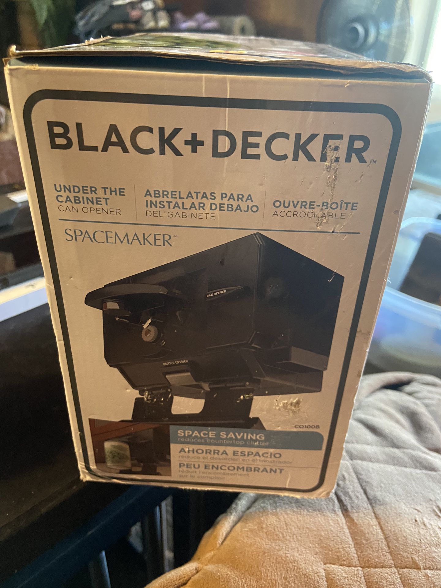 Nib Black & Decker Space maker Under Cabinet Can Opener for Sale