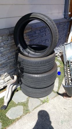 Set of tires for Lexus is 350