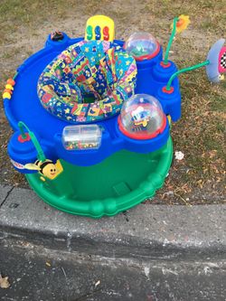 Like new baby exerciser activities only $30 firm