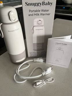 Brand New! Portable Milk Warmer with Dual Heating Modes for Breast Milk & Formula