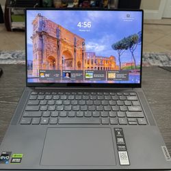 Lenovo - Slim Pro 9i 14.5" 3k MiniLED Touchscreen Laptop - Core i7-13705H with 32GB Memory - NVIDIA GeForce RTX 4050 - 1TB SSD - Storm Grey