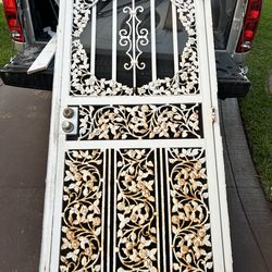 Iron bar door