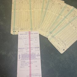 vintage Ohio turnpike toll receipts Thumbnail