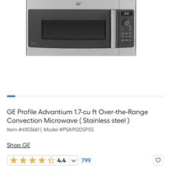 New GE Air fryer/microwave 