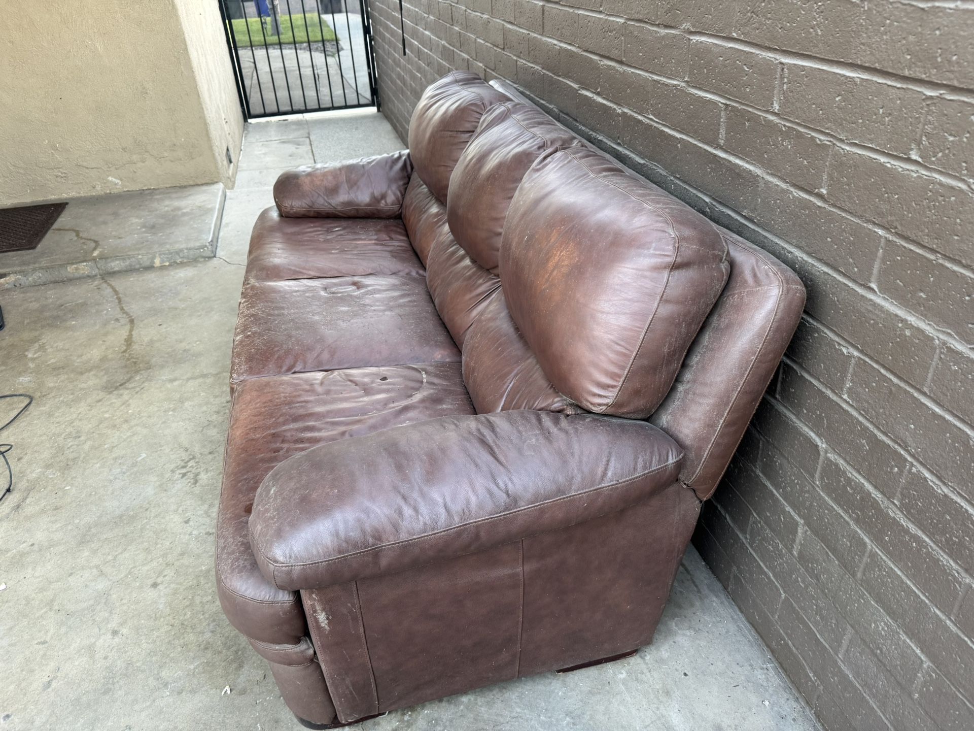 Leather Couch