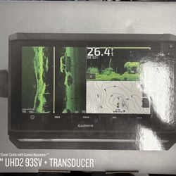 GARMIN ECHOMAP UHF 93sv with GT56 Transducer