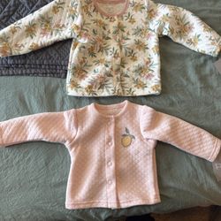 Two Winter Baby Tops
