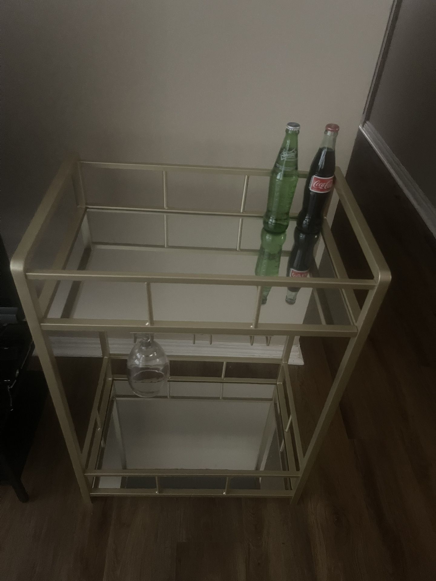 Mini Bar With Wine glass rails