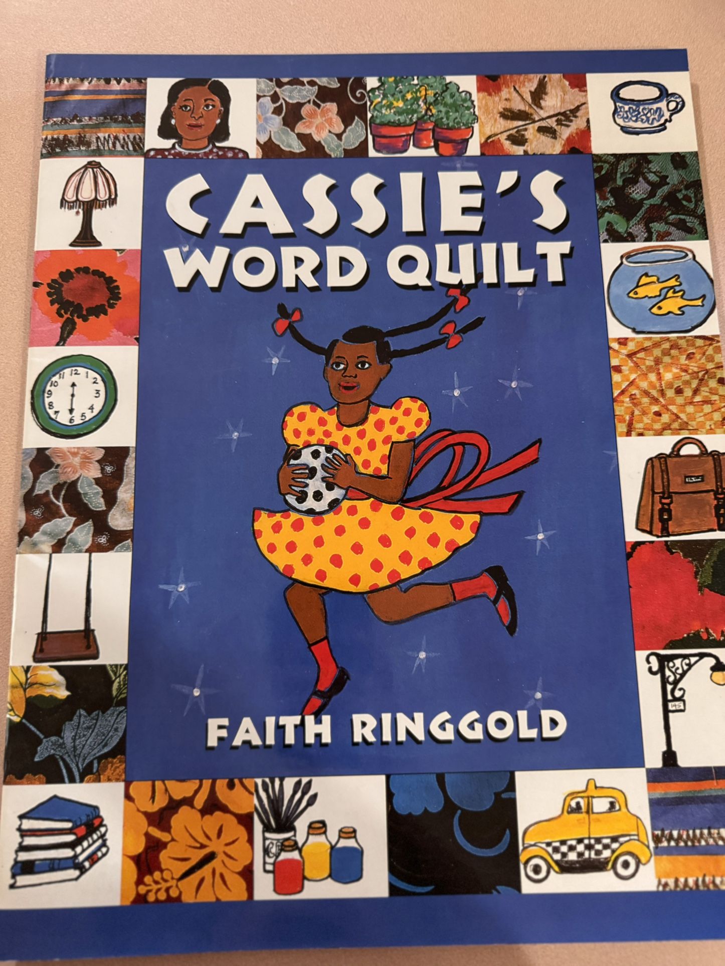 Large Book. “Cassie’s Word Quilt”