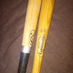 BASEBALL GAME WOOD 34 INCH WOOD BATS! only 80 Each!