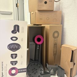 Dyson Supersonic hair dryer (Iron/Fuchsia)