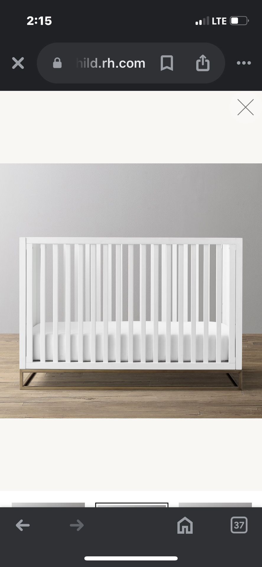 Restoration Hardware Baby Crib