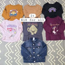 Girls long sleeve tees