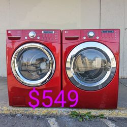 LG Washer And Electric Dryer. Works Perfect. 30 days warranty. See more on my page.