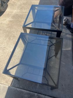 Glass tables