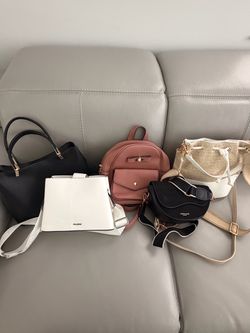 5 Women’s Handbags Bundle – ALDO + Assorted Styles