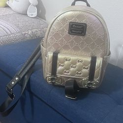Gold Hello Kitty Backpack 50th Anniversary