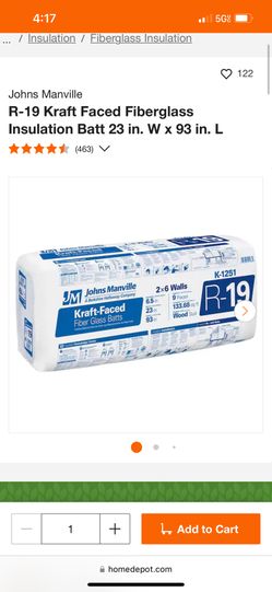 Fiberglass Insulation Batt