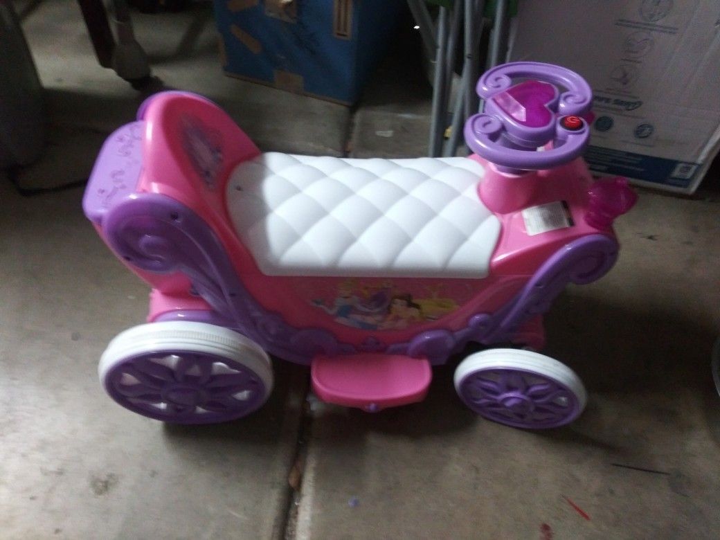 6v princess ride on toy