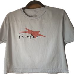 Baby Blue Cropped Top