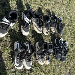 Baseball Cleats Different Sizes