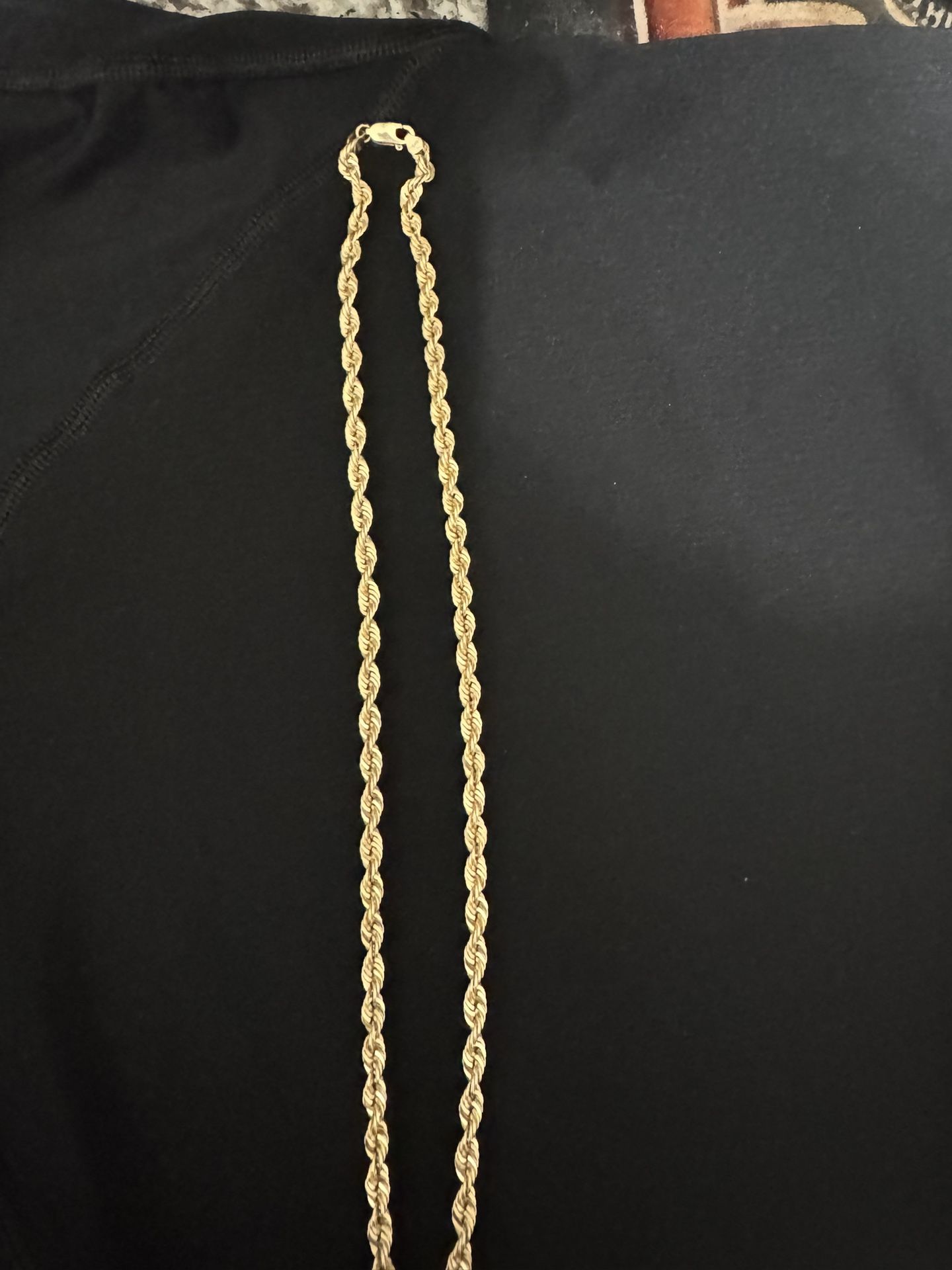 14k Gold Chain Rope 10g 