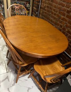 Beautiful, Solid, Wood Dining Table