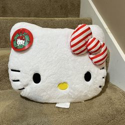 Sanrio Hello Kitty Head Pillow - 15"x13" Brand NEW