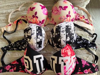 Victoria's Secret PINK Floral Bras – Lot of 3