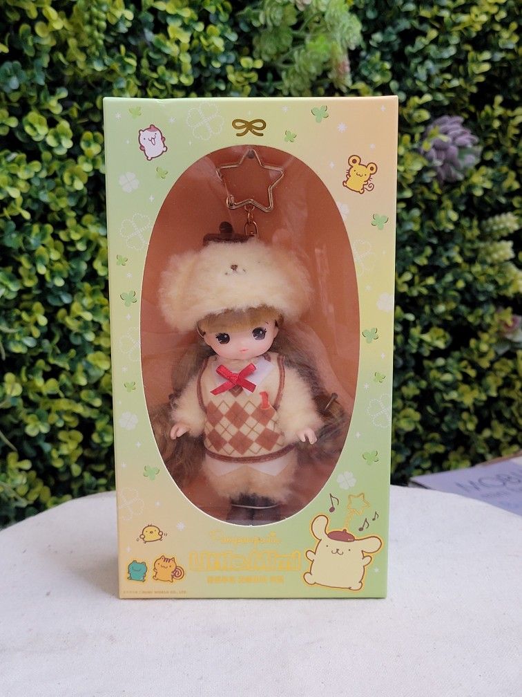 Sanrio X Little Mimi Pompompurin Key Ring Doll