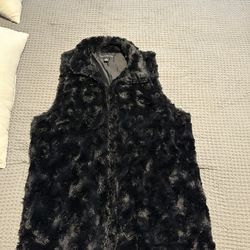 women's plush vest