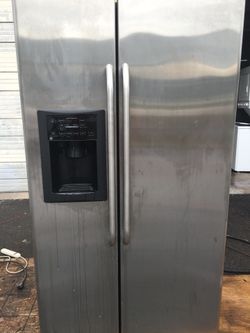 Ge stainless steel refrigerator