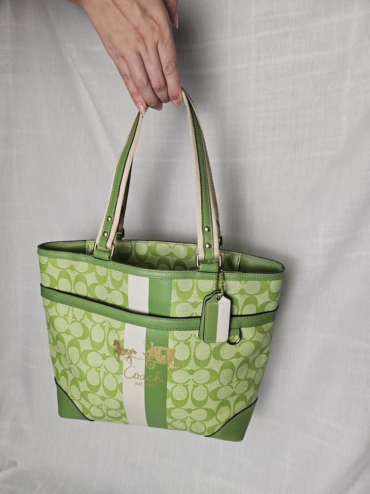 Coach Heritage Tote Bag