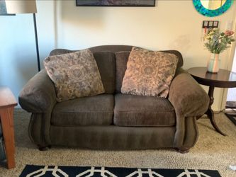 Brown Loveseat Sofa