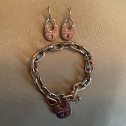 *MARKED DOWN*Michael Kors Bracelet With Earrings Set