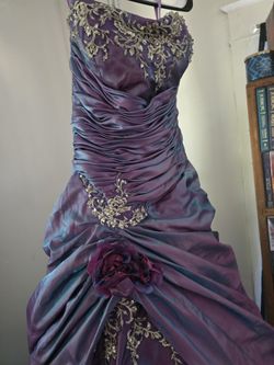 Iridescent Purple Dress