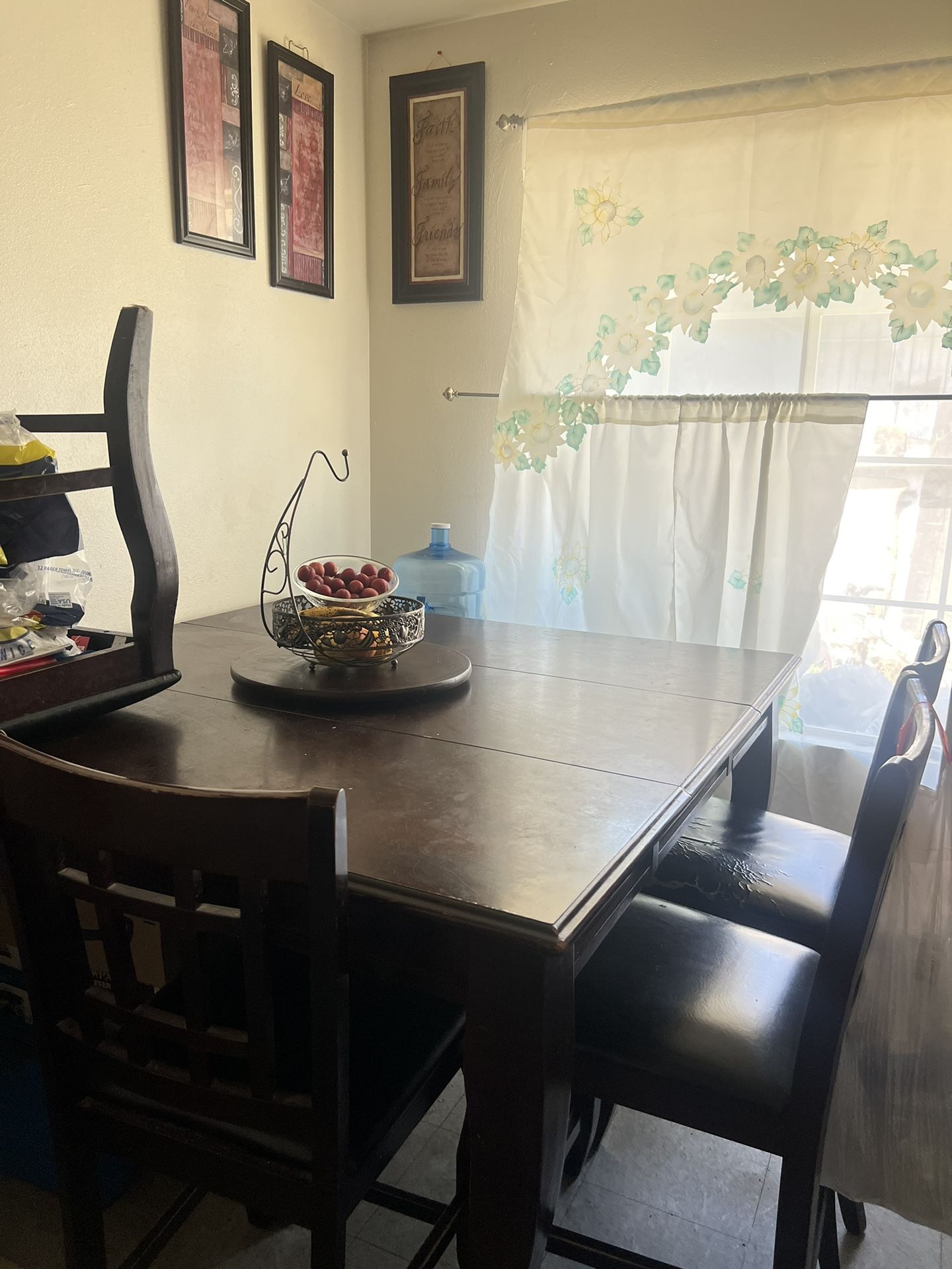 Dining Sqaure table With Chairs !!!and Bench