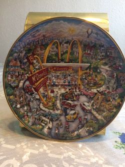 McDonald's plate