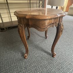 Wood Side Table 