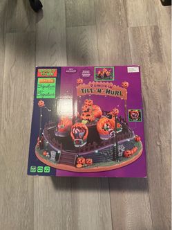 Lemax Spooky Town Pumpkin Tilt-N-Hurl