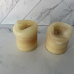 Two used candles 