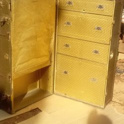 Antique Steamer Trunk 