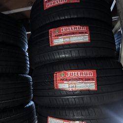 SET OF FOUR NEW TIRES 245/45/17 FULLRUN INCLUDING MOUNT AND BALANCE, ASK ME FOR SIZES AND BRANDS 