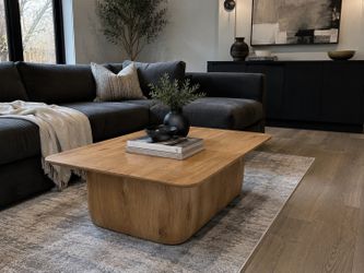 Moe's Home Collection Winston Coffee Table Rustic Oak