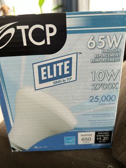TCP Elite 65W Halogen Replacement Bulbs 