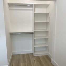 Closet Shelf’s Rods Organizer 