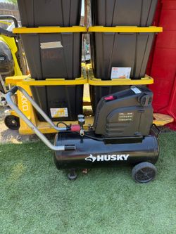 Husky
8 Gal. 150 PSI Portable Electric Oil-Free Horizontal Hotdog Air Compressor with Rubber Wheels and 1-Quick Coupler