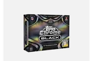 2025 Topps Chrome Black Hobby Box