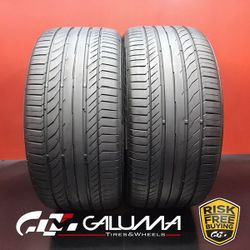 Set of 2 Tires LikeNEW Continental ContiSportContact 5 ★ XL 285/35R21 105Y 94506